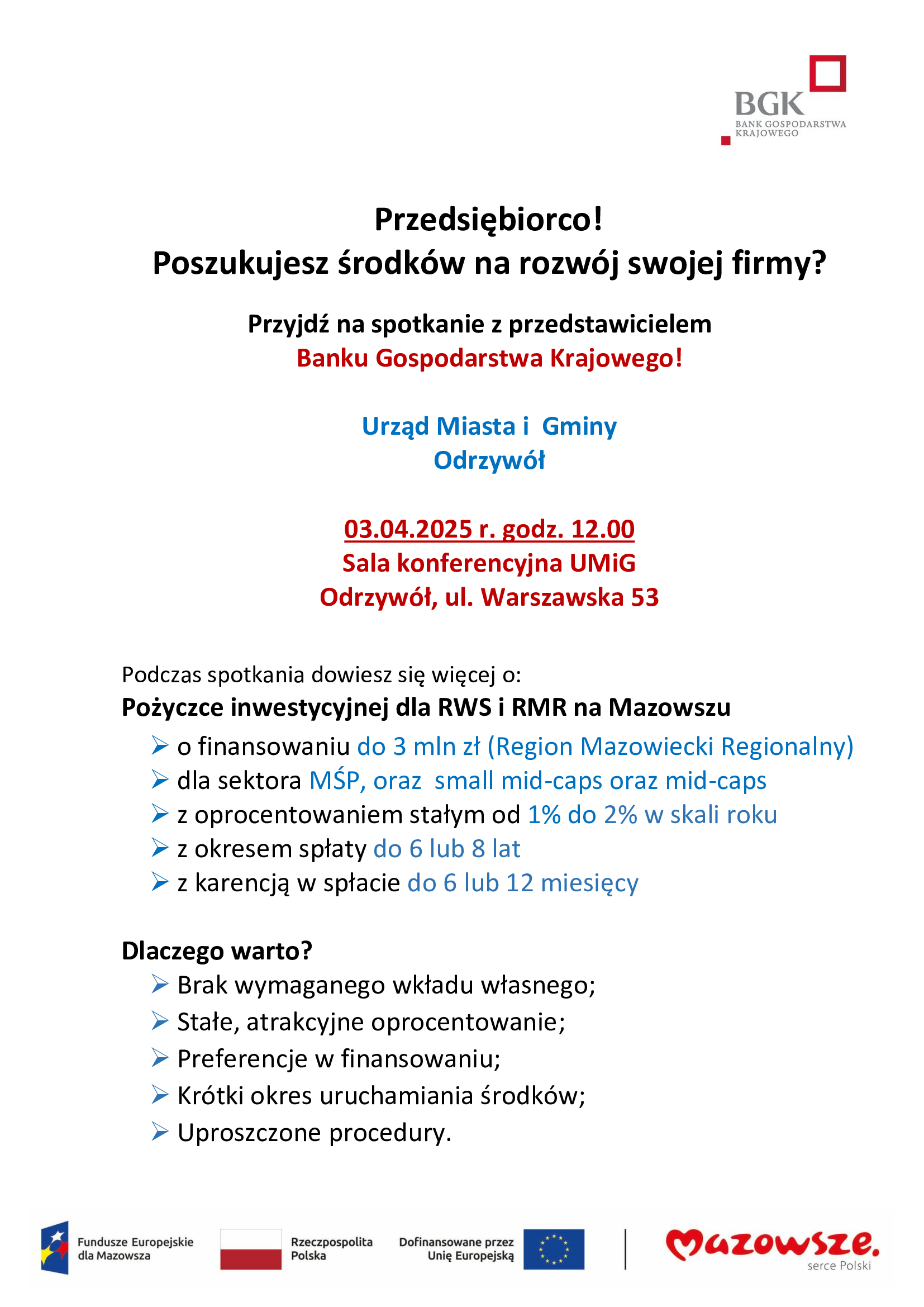 plakat spotkanie