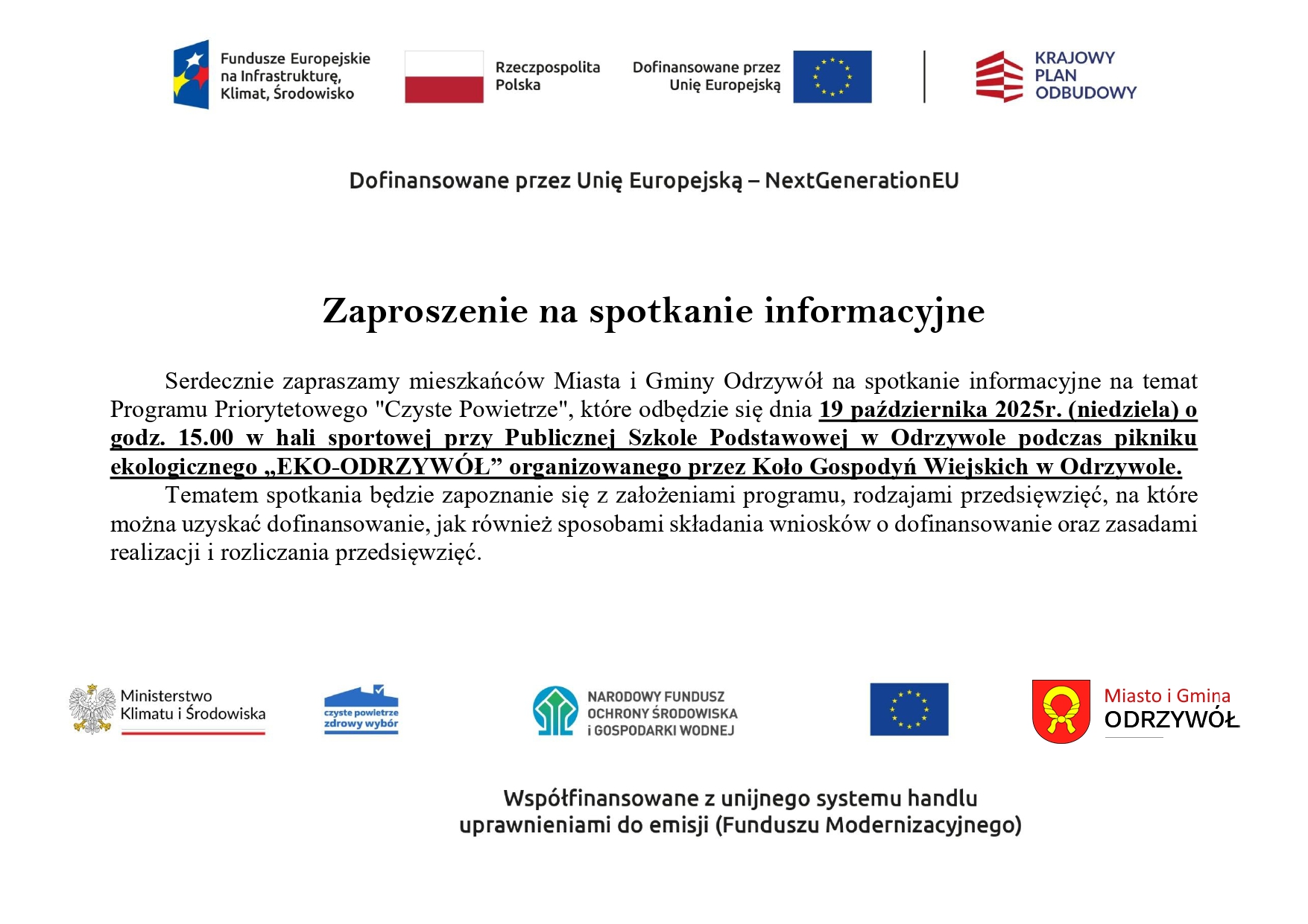 zaproszenie