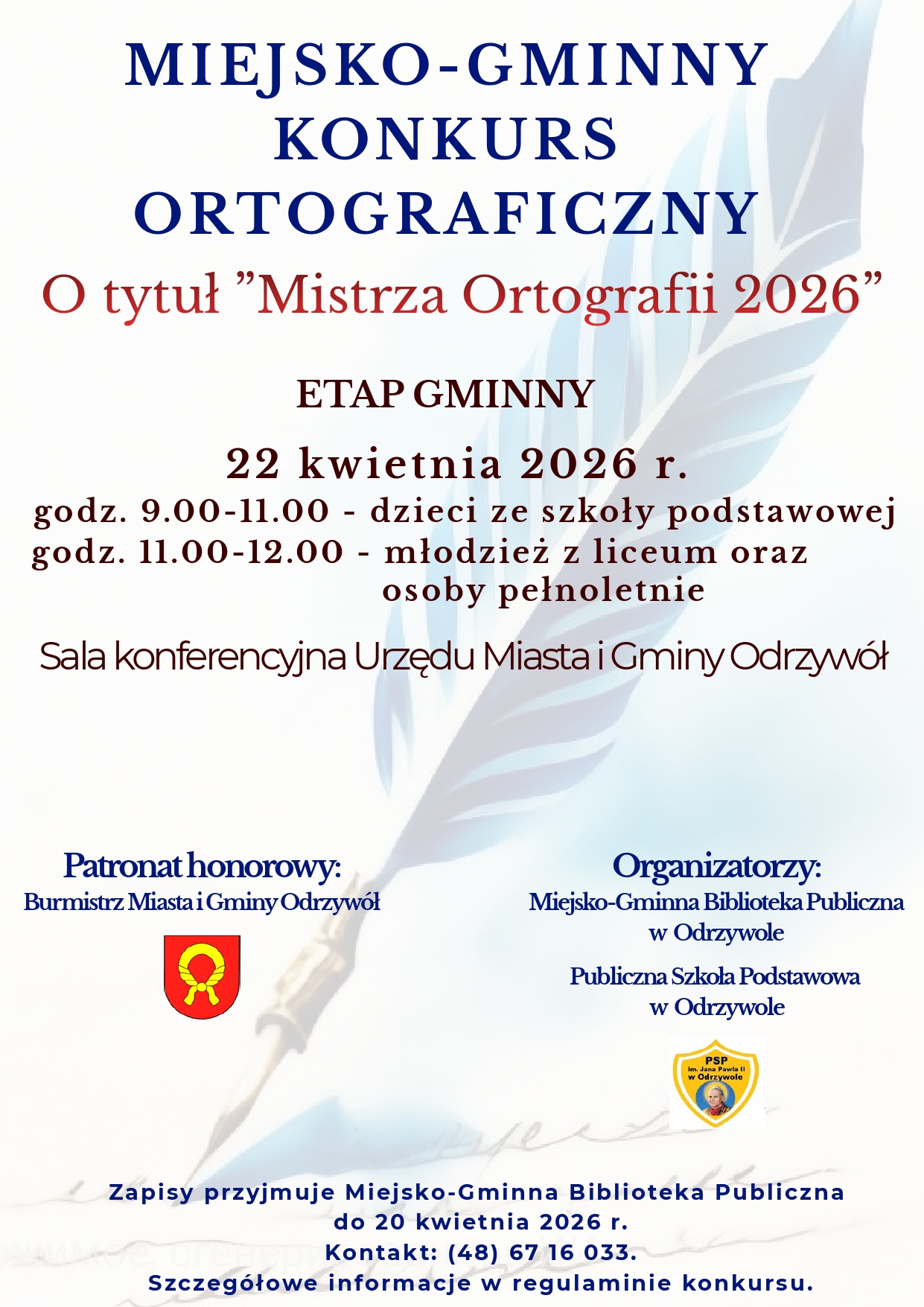 konkurs ortograficzny