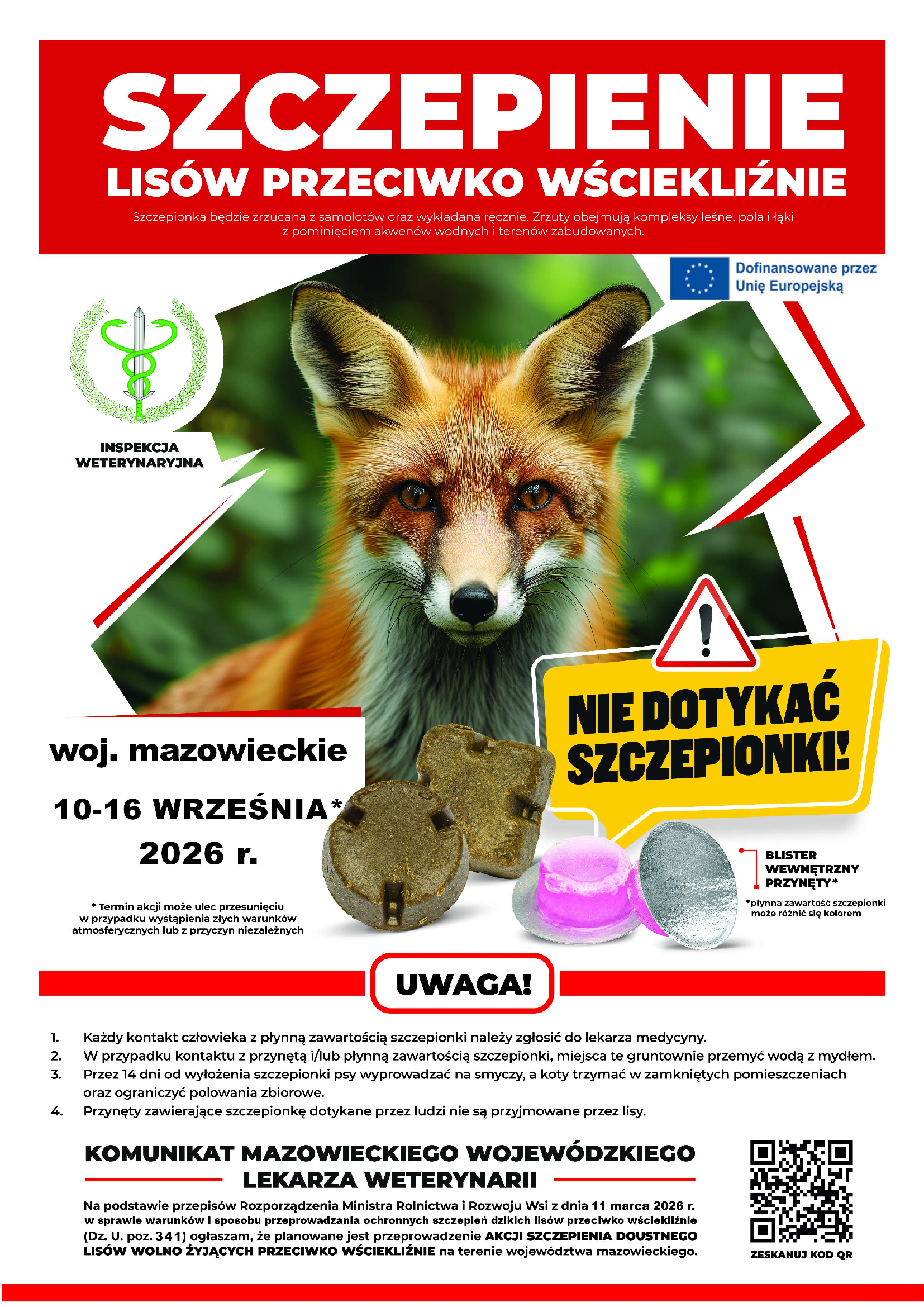 lisy szczepionka